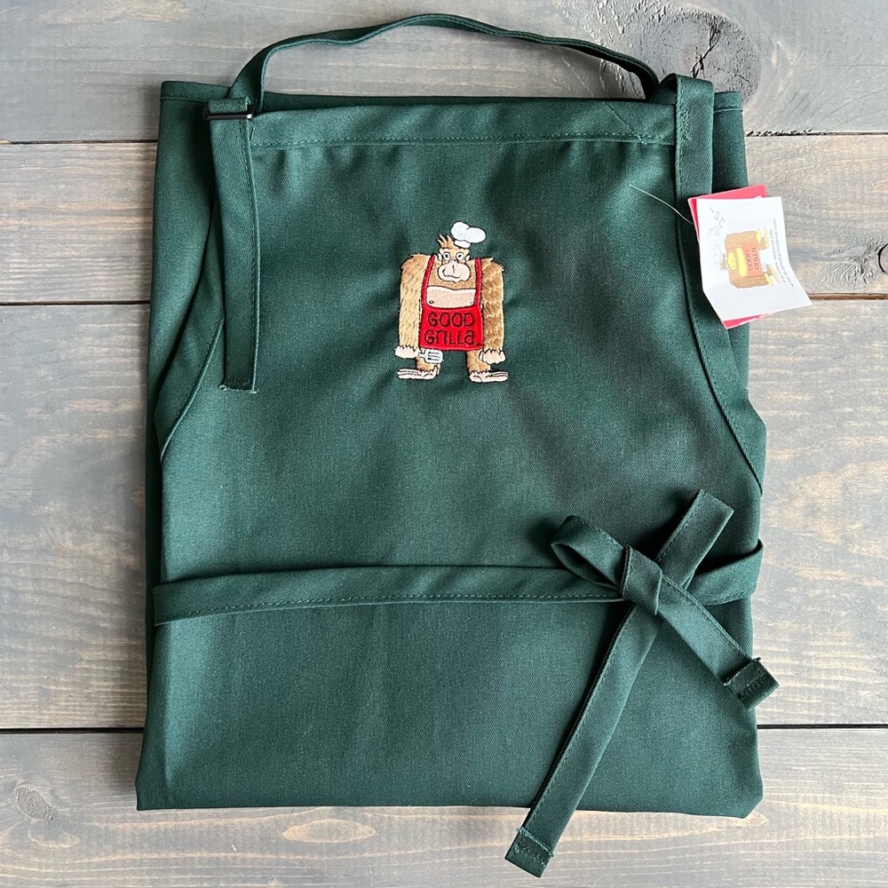 Good Grilla Apron Embroidered Gorilla
